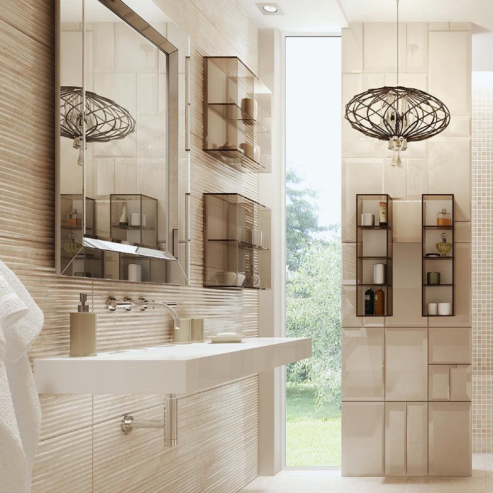 Pier Glass 4 Box Shelf Square Bronze