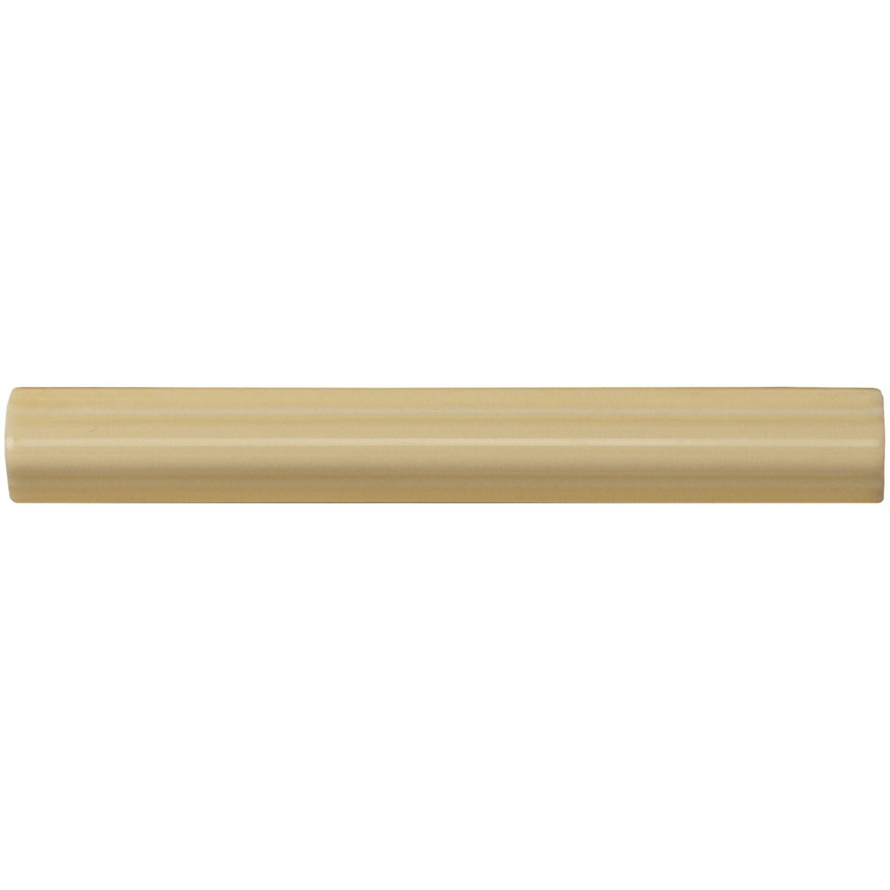 Beige Regency cream astragal moulding pipe with smooth matte finish for decorative trim applications