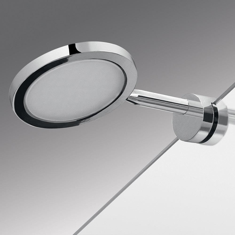 Round LED Mirror Light Chrome