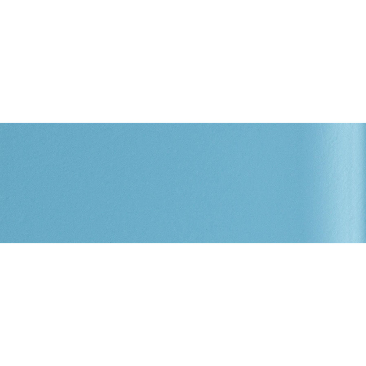 Seine Clear Glass 300 x 100mm solid light blue glass tile
