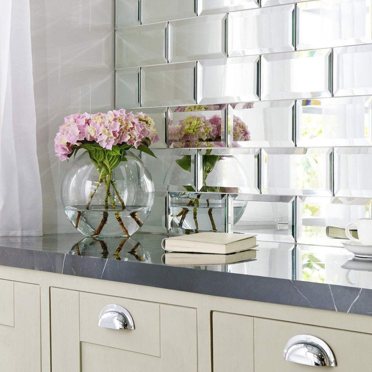Silver Mirror Bevel – detail view 3