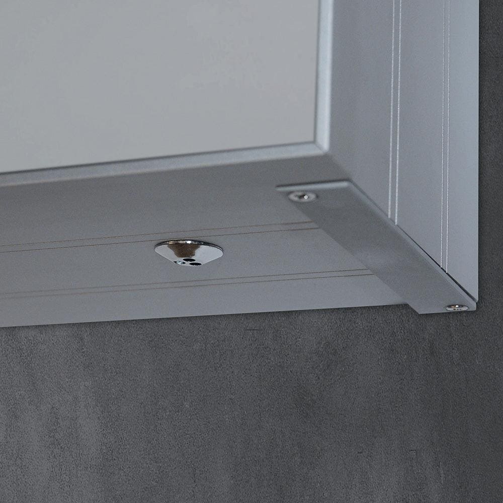 Space II Double Door Semi-recessed Cabinet 90 – 90x70cm – detail view 6
