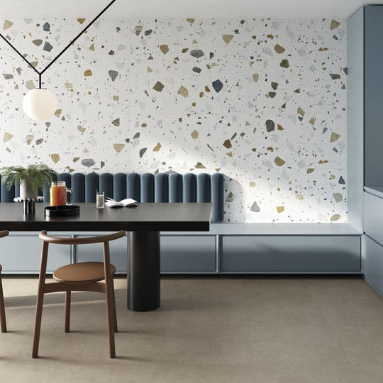 Terrazzo Colore Light Tiles 80x80cm - alternate view