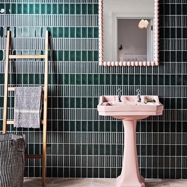 Tunstall Ceramic Royal Green Fluted Brick