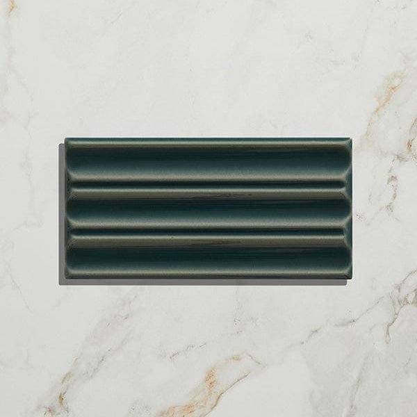 Tunstall Ceramic Royal Green Fluted Brick