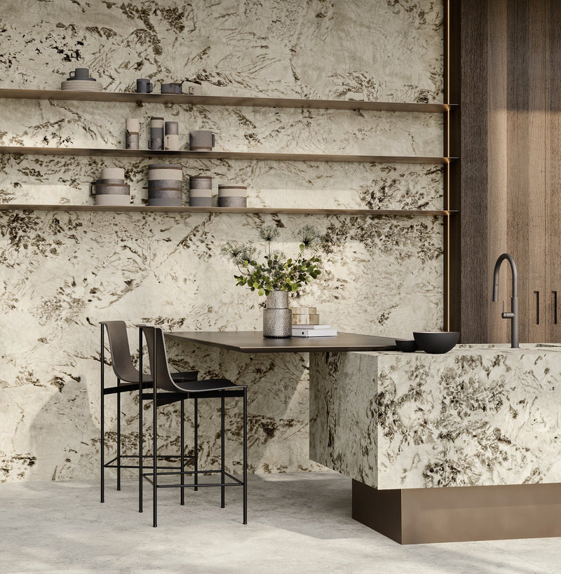 Minoli Marvel EPIC Alpin marble effect tiles from Hyperion Tiles