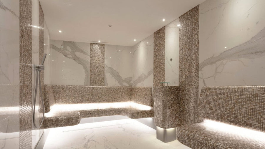 5 upgrades for spa-style bathrooms from floor tiles to finishing touches