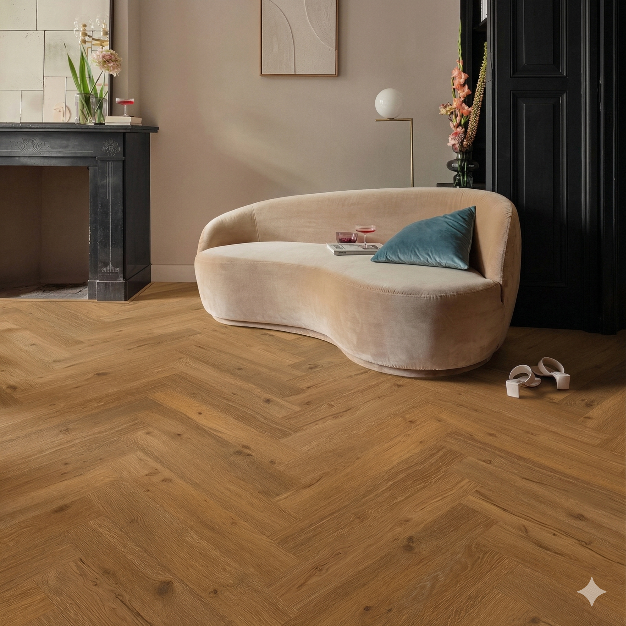 Ikura F333 Vinyl Herringbone tiles