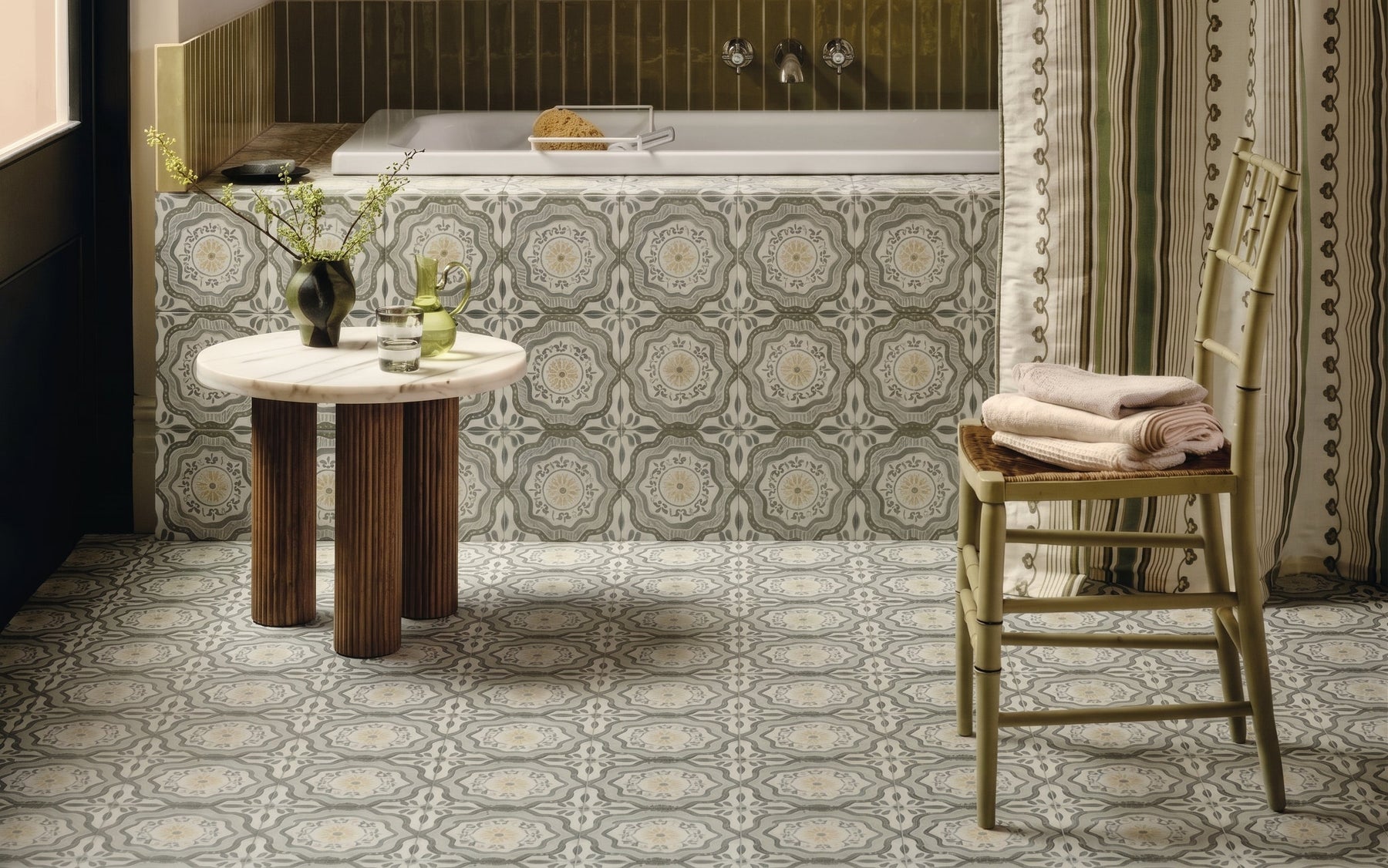 Non slip floor tiles bathroom: stylish & safe