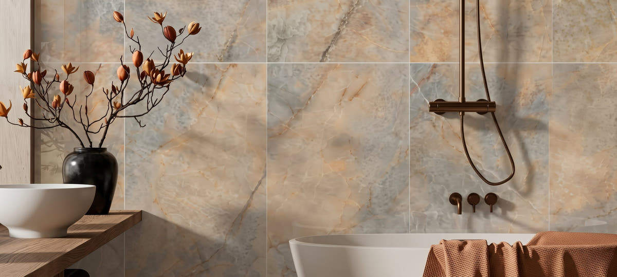 OPaline Pearl Polished 60 x 120cm Porcelain Tiles