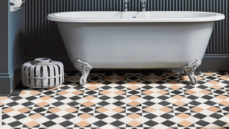 Bathroom tile flooring: how to make a statement underfoot