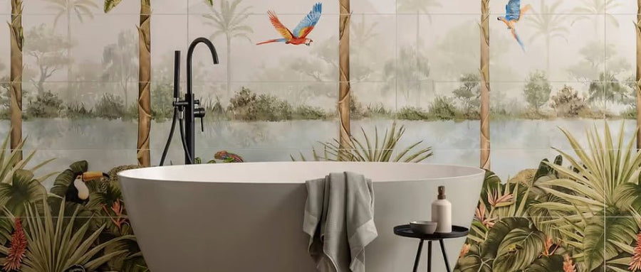 The bathroom wall: your complete guide to materials, installation and design options