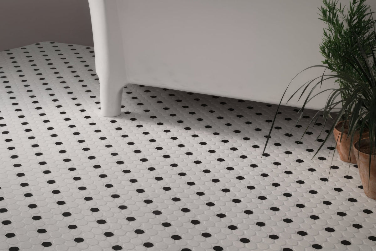 Black & White Bathroom Tiles