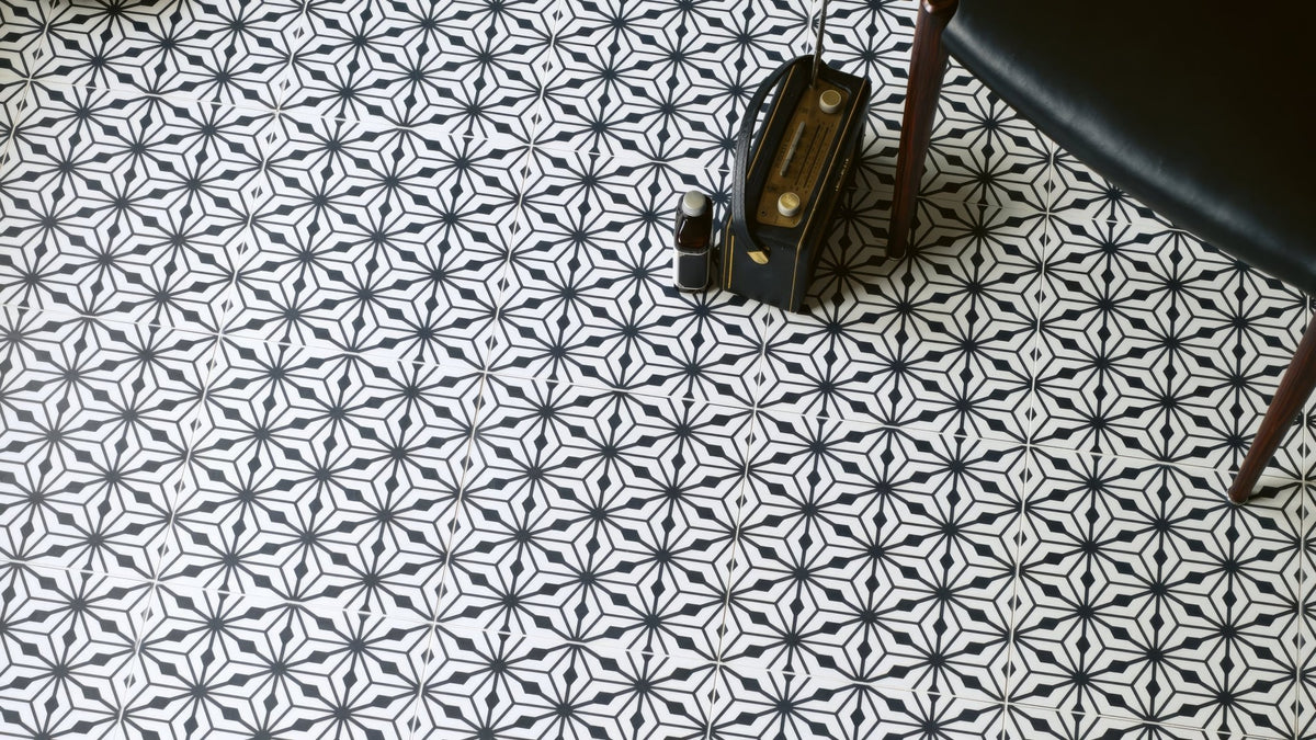 Black & White Kitchen Tiles