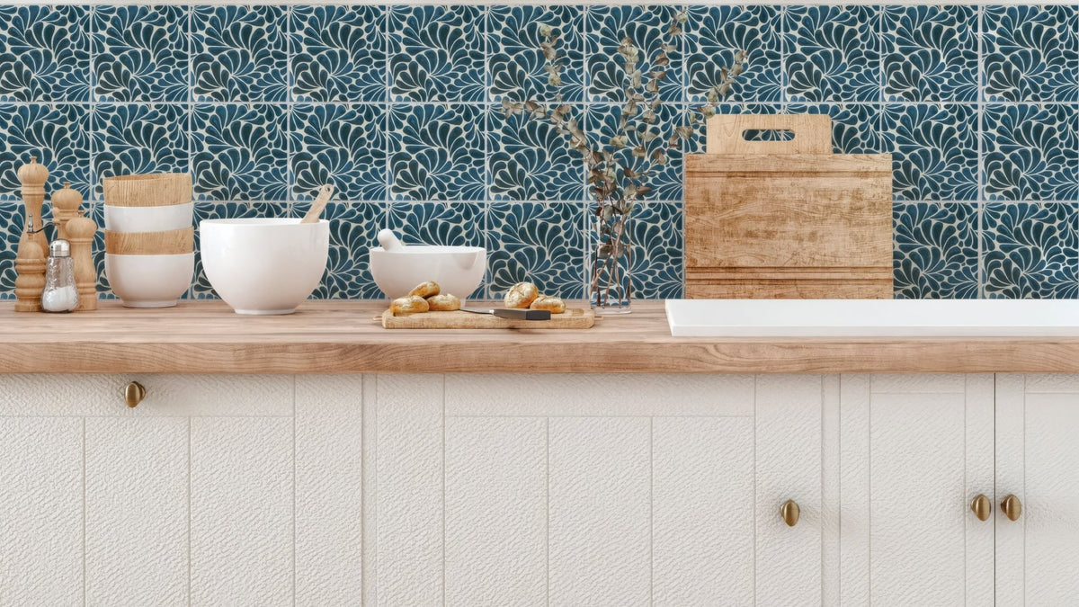 Blue Kitchen Tiles