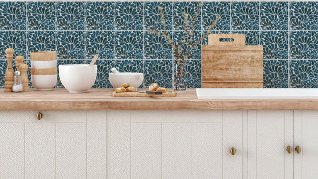 Blue Kitchen Tiles