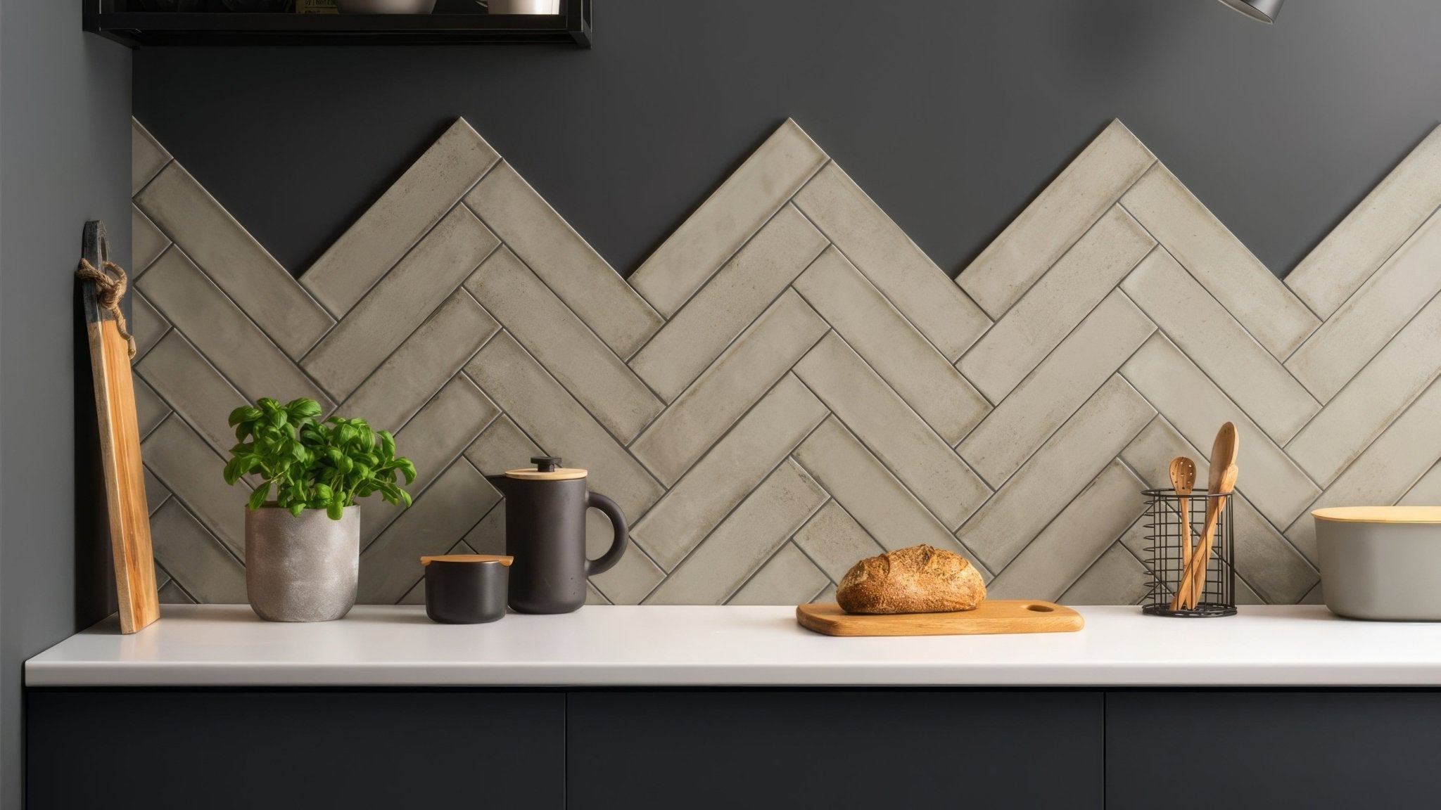 Herringbone Wall Tiles - Hyperion Tiles