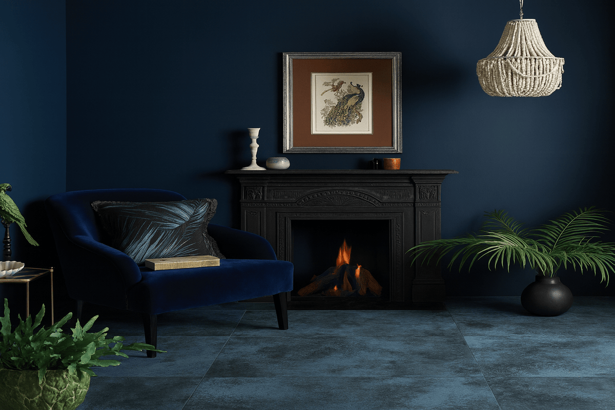 Metal Effect Floor Tiles