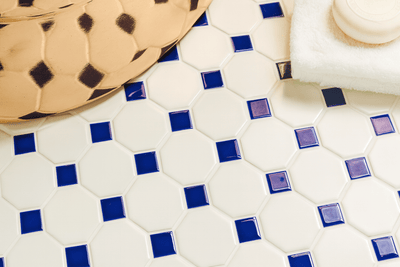 Mosaic floor tile collection at Hyperion Tiles