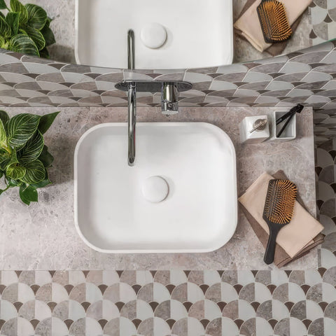 Scallop Floor Tiles