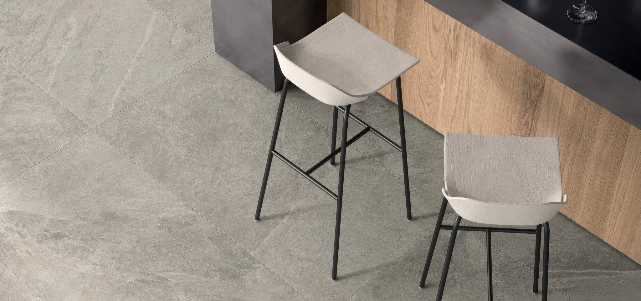 Slate Effect Porcelain Tiles - Hyperion Tiles