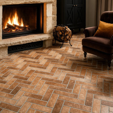 Terracotta Effect Floor Tiles