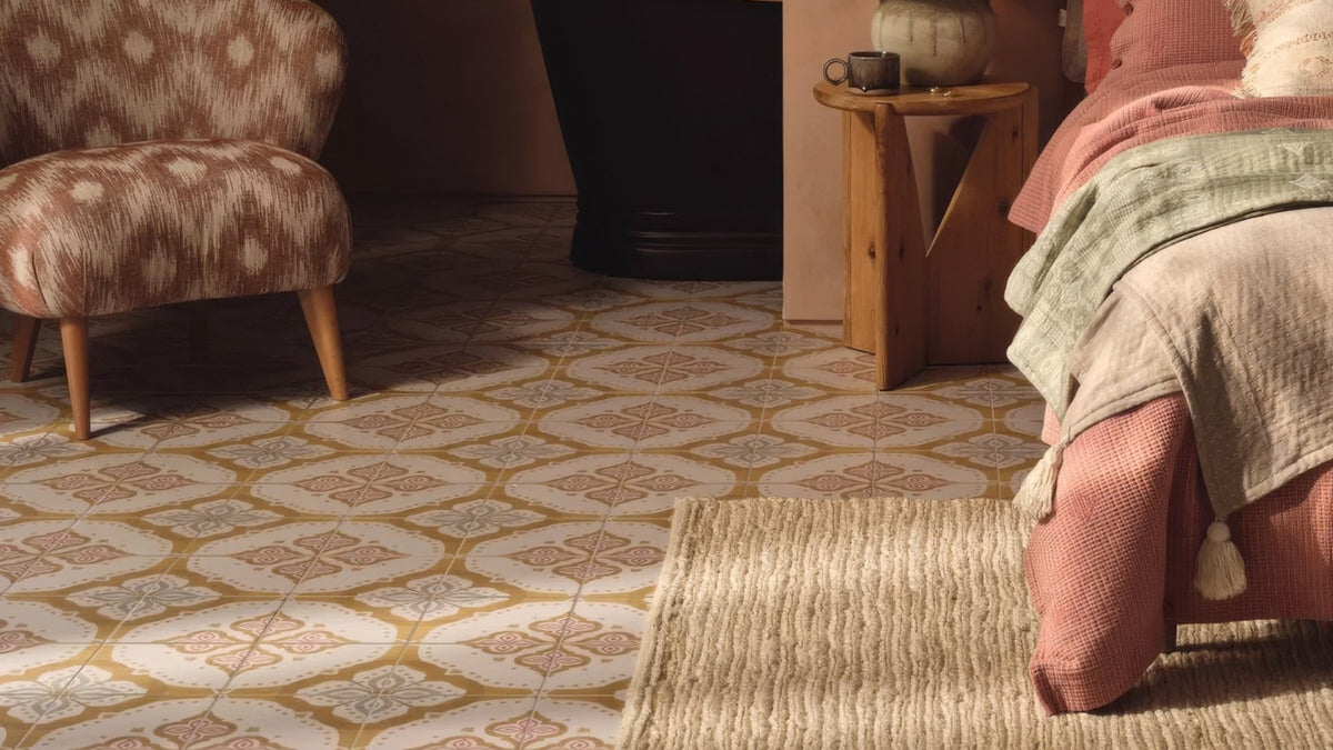 Yellow Floor Tiles