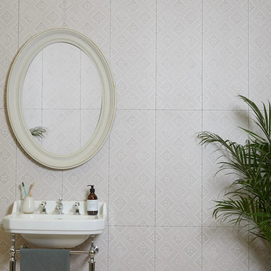 Architectural Elements Ceramic Arlington Court Wall Tile 70x28cm - Grey