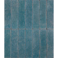 Reform Composite Stone Tumbled Aqua tiles in a room setting