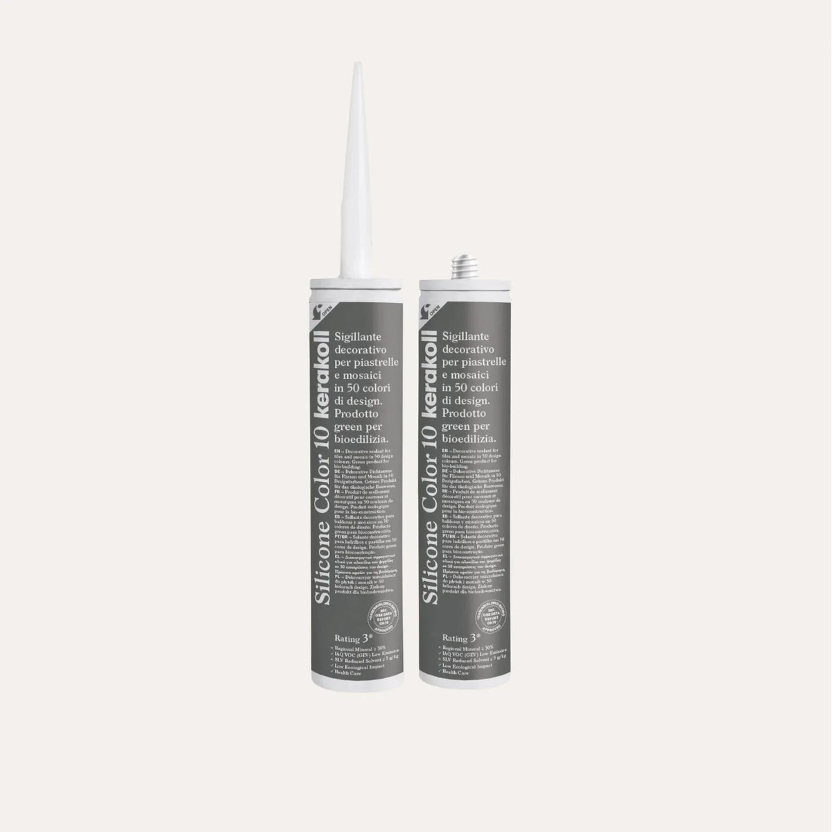 Ca'Pietra Kerakoll Silicone Colour Dark Grey No.10 310ml cartridge