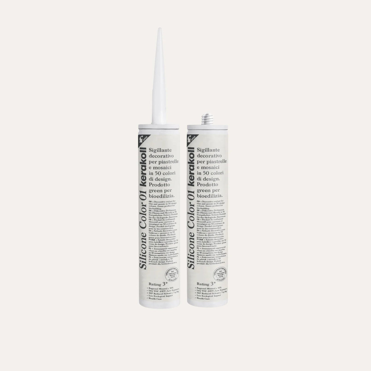 Ca'Pietra Kerakoll Silicone Colour White No.01 310ml cartridge