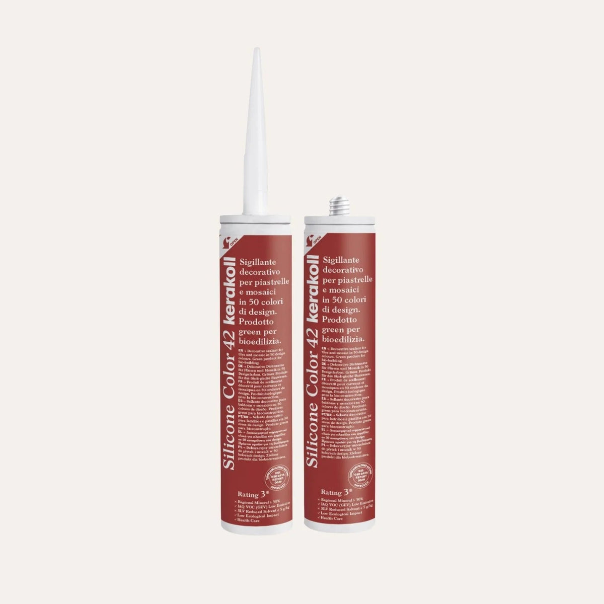 Ca'Pietra Kerakoll Silicone Colour Pale Umber No.31, a soft beige-brown sealant in a 310ml cartridge