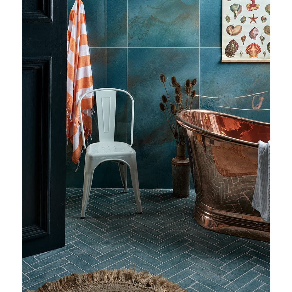 
Reform Composite Stone Tumbled Aqua 6 x 25cm tiles