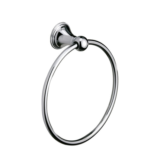 Genoa Towel Ring in Chrome - Origins Living