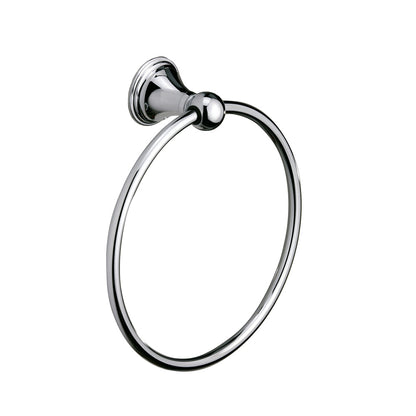 Genoa Towel Ring in Chrome - Origins Living