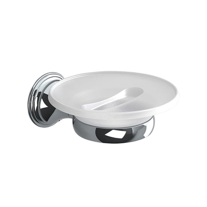 Genoa Soap Dish in Chrome - Origins Living