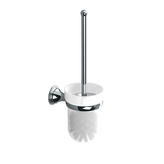 Genoa WC Brush Set in Chrome - Origins Living