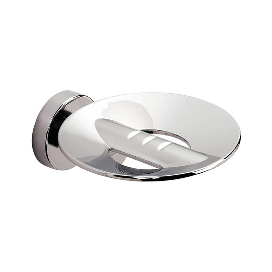 Tecno Project Metal Soap Dish with Holes in Chrome - Origins Living
