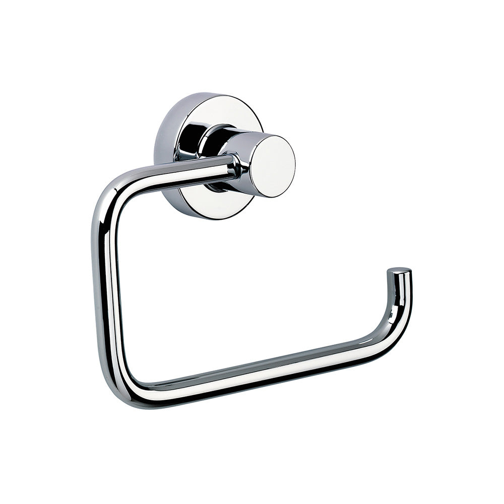 Tecno Project Open Toilet Roll Holder in Chrome - Origins Living