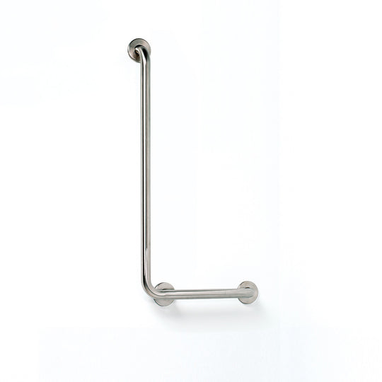 Safety Wall Bar 90 Right- in Brushed Stainless Steel - Origins Living