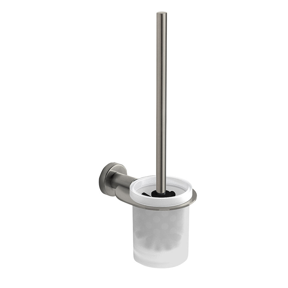 Tecno Project WC Brush Set in Brushed Nickel - Origins Living