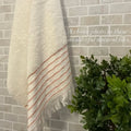 Calacatta Sugar Tumbled Marble Brick Mosaic Wall & Floor Tile