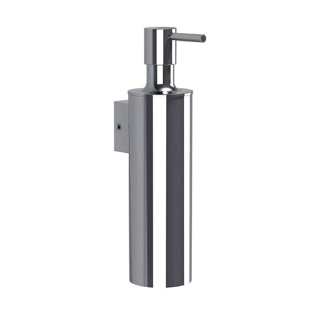 Tecno Project Metal Soap Dispenser Wall Mounted in Chrome - Origins Living