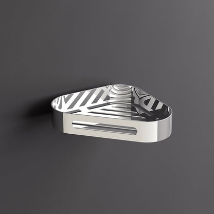 S5 Fahrenheit Corner Basket in Chrome - Origins Living