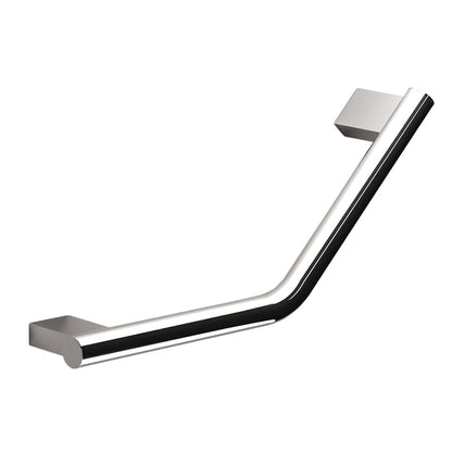 Lux Angled Grab Bar in Chrome - Origins Living, view 2