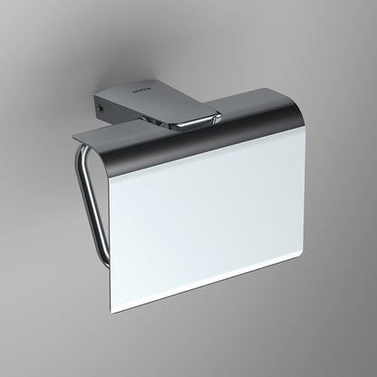 S6 Toilet Roll Holder with Flap in Chrome - Origins Living