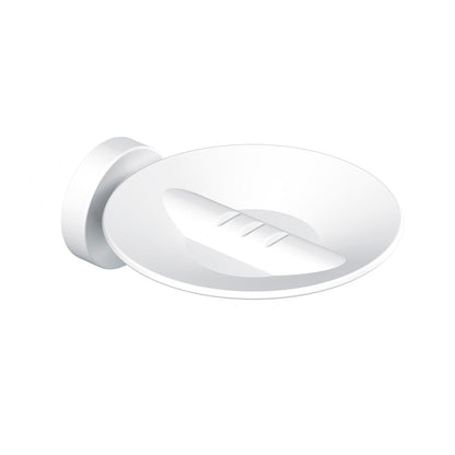 Tecno Project Metal Soap Dish in White - Origins Living