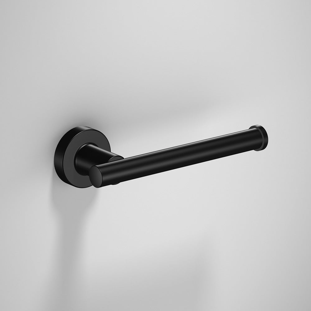 Tecno Project Spare/Open Toilet Roll Holder in Black - Origins Living