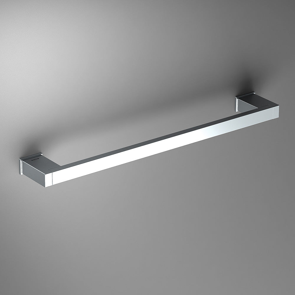 S Cube Towel Rail 42cm in Chrome - Origins Living