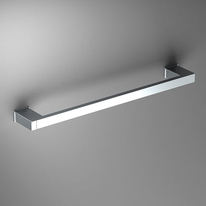 S Cube Towel Rail 42cm in Chrome - Origins Living